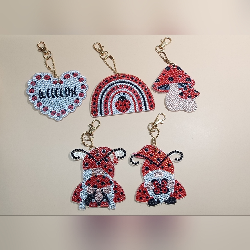 Ladybug Keychains - Picture 2 of 2